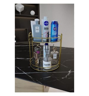 Bathroom Organizer, Gold, 100% METAL