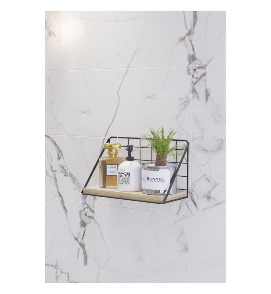 Bathroom Organizer, Black, 100% METAL