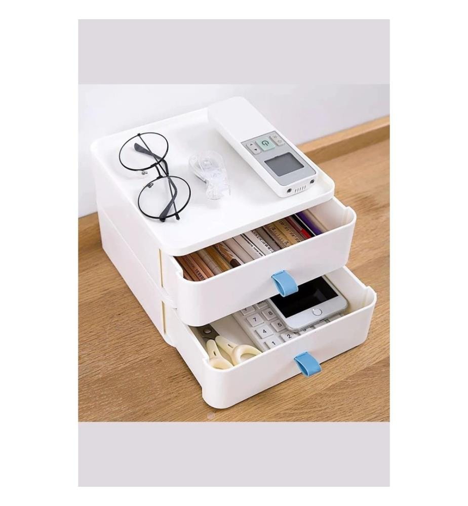 Make-Up Organizer, White, 100% PLASTIC