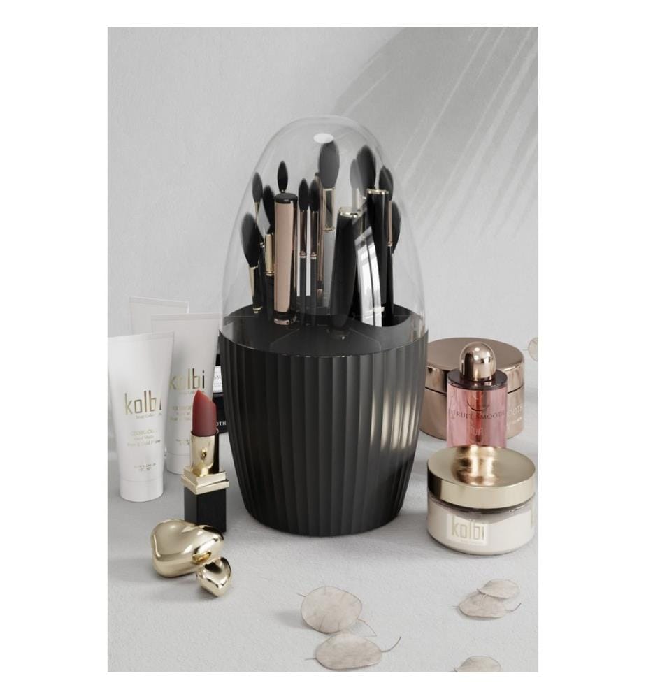 Make-Up Organizer, Anthracite, 100% PLASTIC