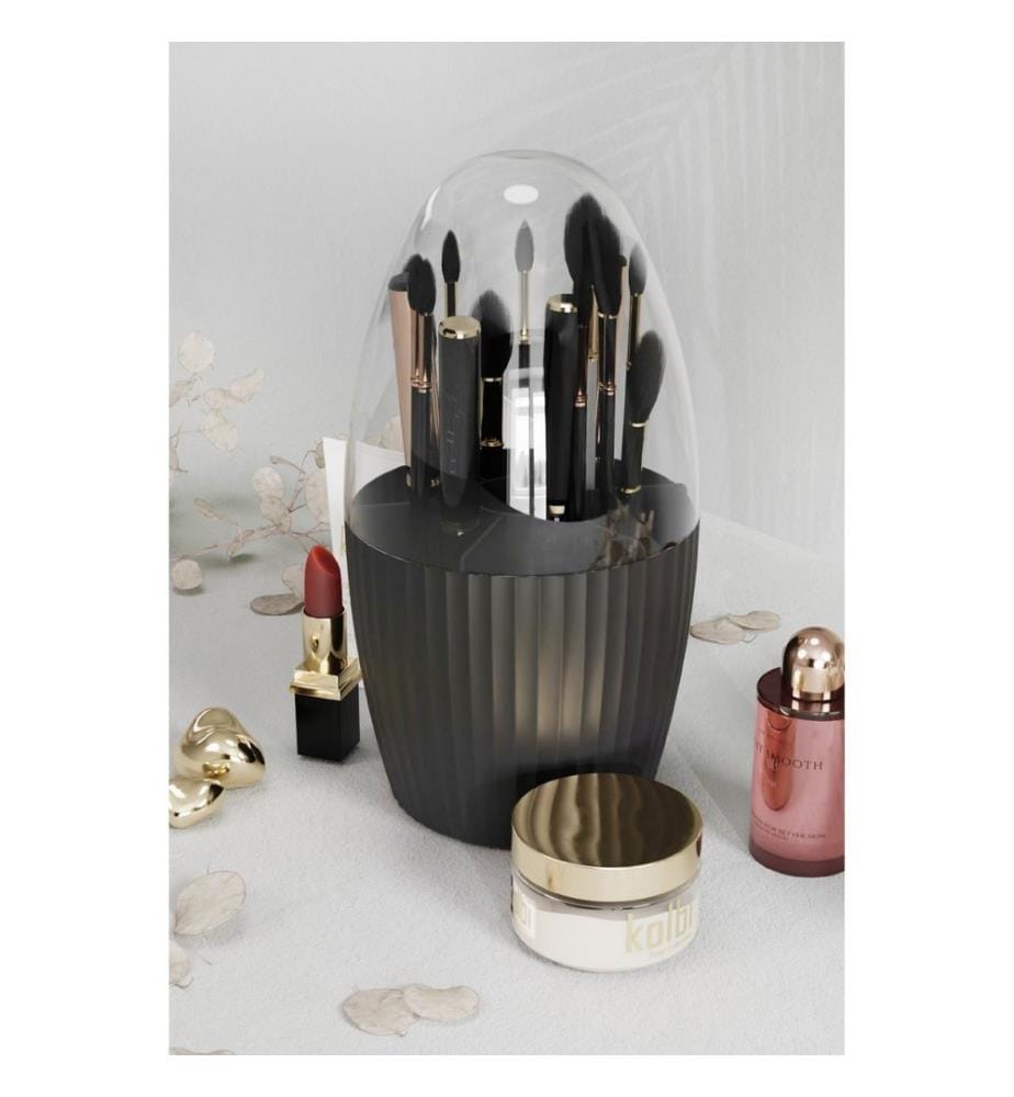 Make-Up Organizer, Anthracite, 100% PLASTIC