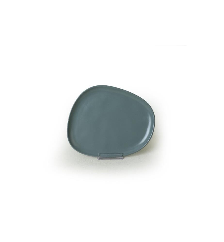 Cake Serving Set, 6 Pieces, Matte Green, 100% Ceramic, Antibacterial