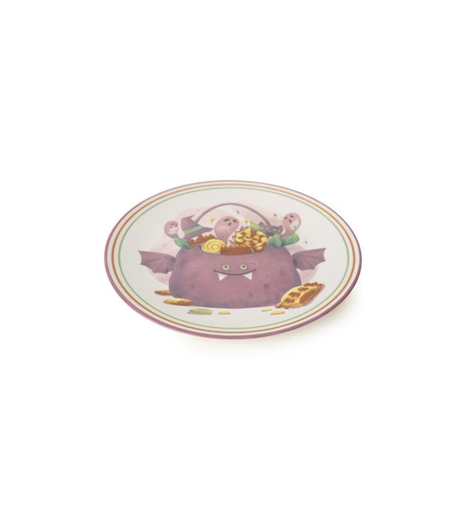 Service Plate Set, 6 Pieces, Matte White, 100% CERAMIC STONEWARE