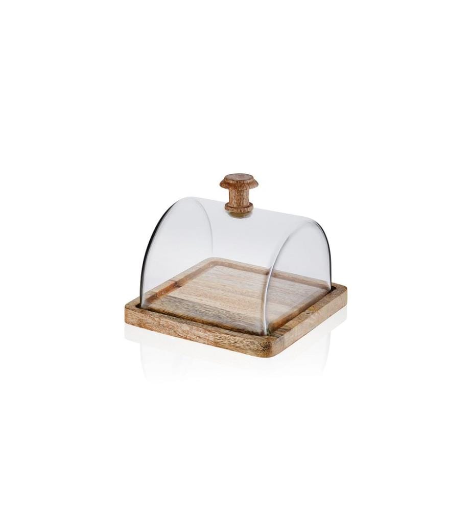 Cake Serving Plate, Transparent, 100% GLASS