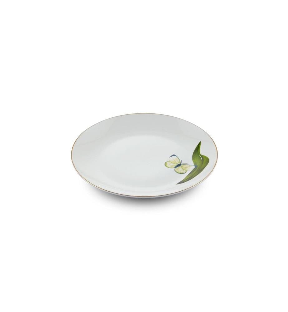 Dessert Plate Set, 6 Pieces, Multicolor, 100% PORCELAIN