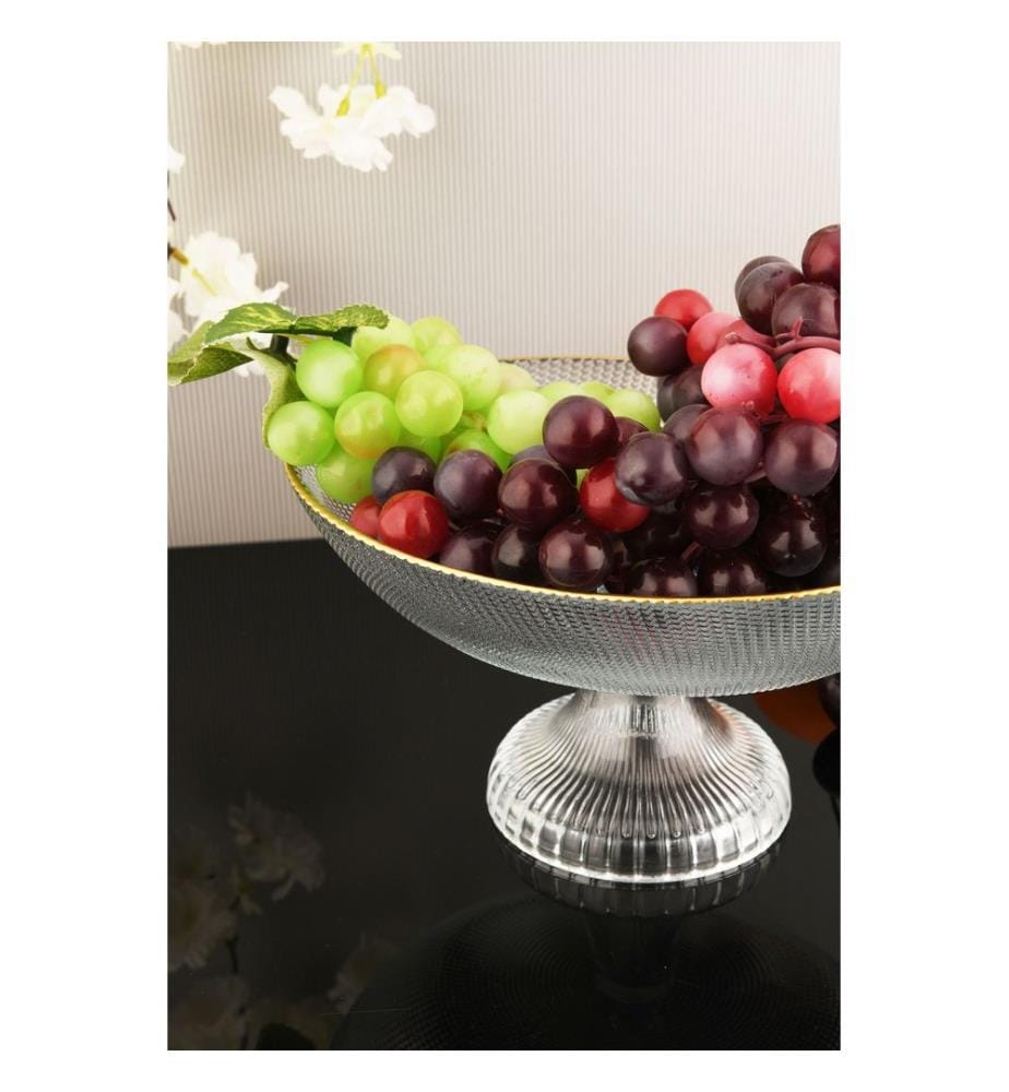 Fruit Plate, Transparent, 100% GLASS