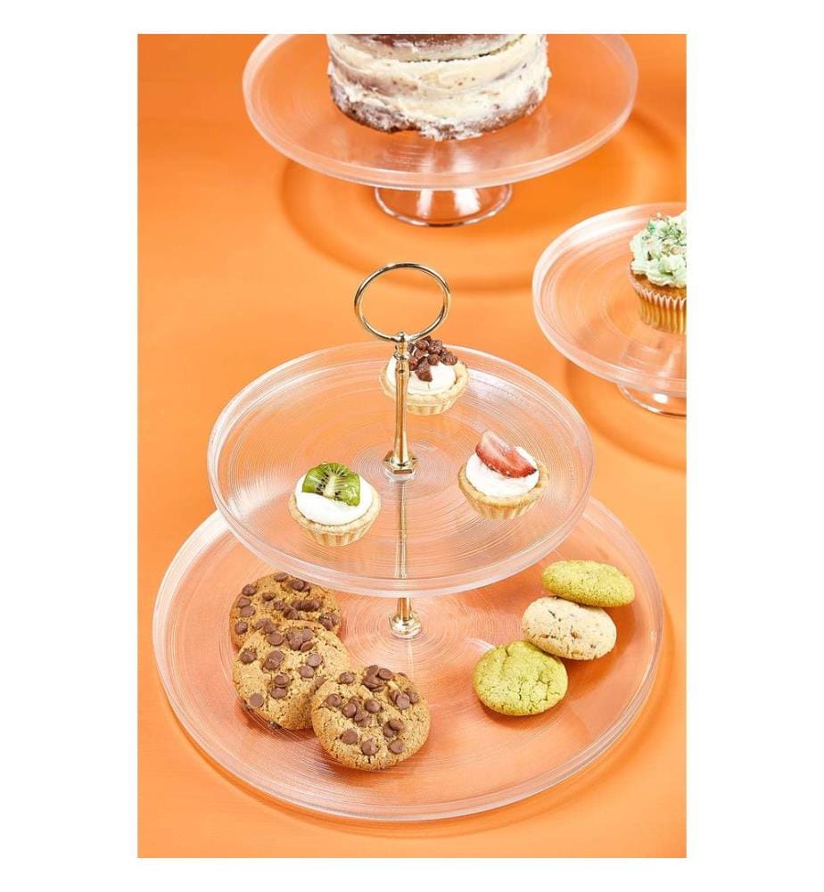 Speisenpräsentationsset, transparent, 100 % Glas