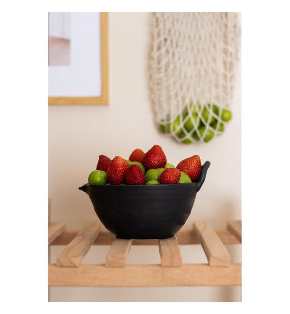 Ceramic Bowl, Black, 100% CERAMIC
