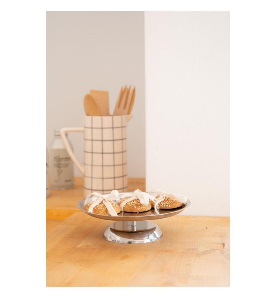 Présentoir pour aliments, argent, 100% INOX