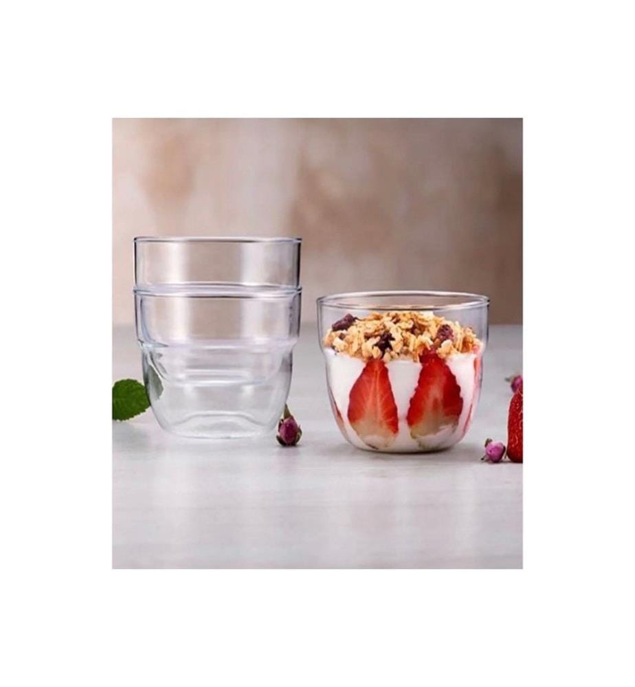 Glasschüssel-Set, 6-teilig, transparent, 100 % Glas