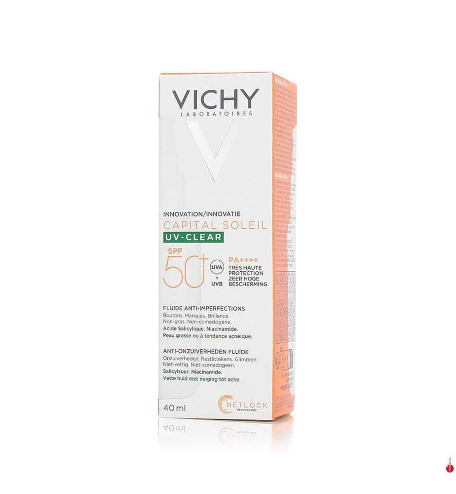 Sonnenschutz UV Clear Flüssigkeit Anti-Imperfektionen SPF50 - 40 ml