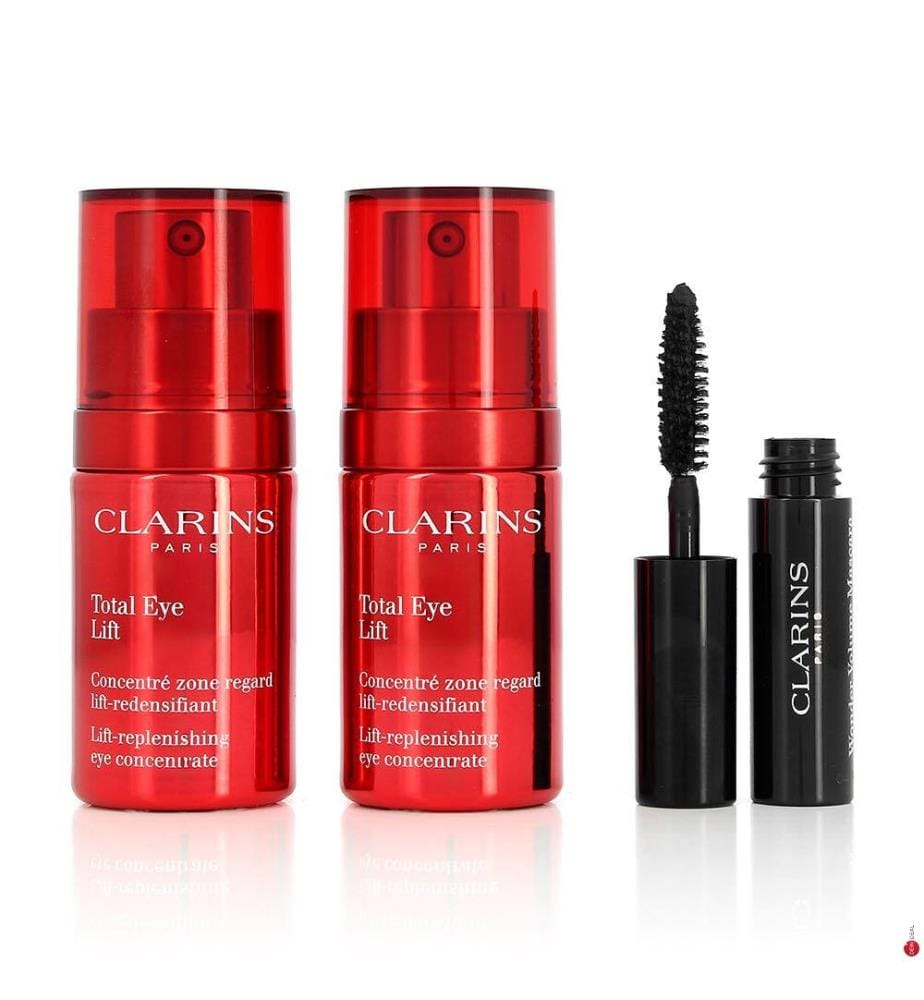 Set Total Eye Lift Duo Augenpflege-Konzentrat und Wonder Volume XXL Mascara #Black - 2 x 15 ml + 1 x 3 ml