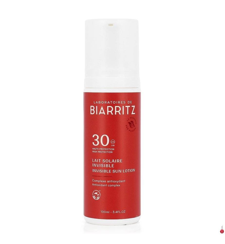 Unsichtbare satinierte Sonnenmilch SPF30 - 100 ml