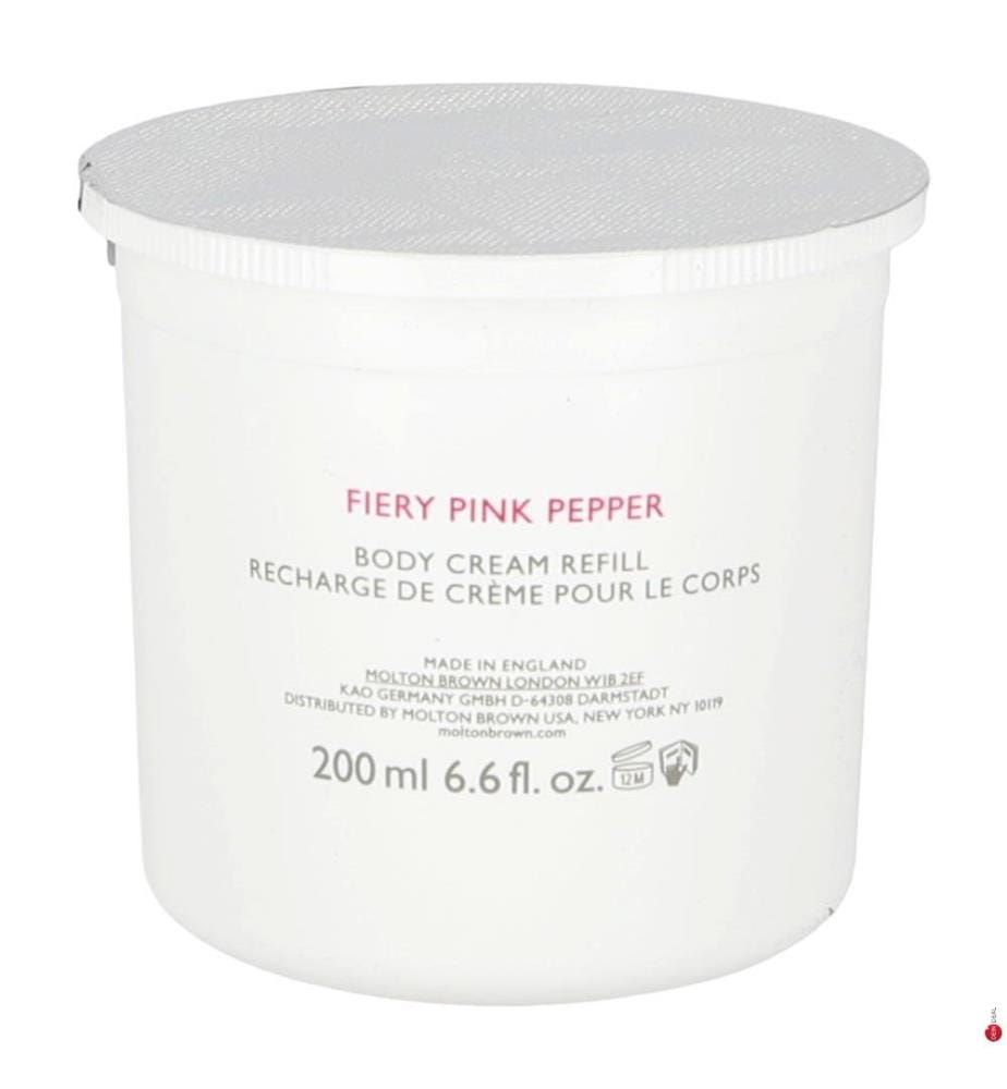Ricarica di crema corpo al pepe rosa focoso - 200 ml