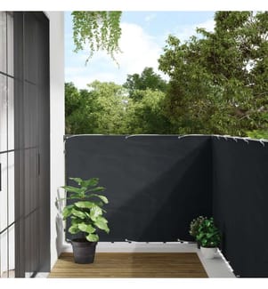 Balkon-Sichtschutz Anthrazit 120x300 cm Oxford-Gewebe