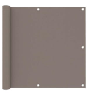 Balkon-Sichtschutz Taupe 90x300 cm Oxford-Gewebe