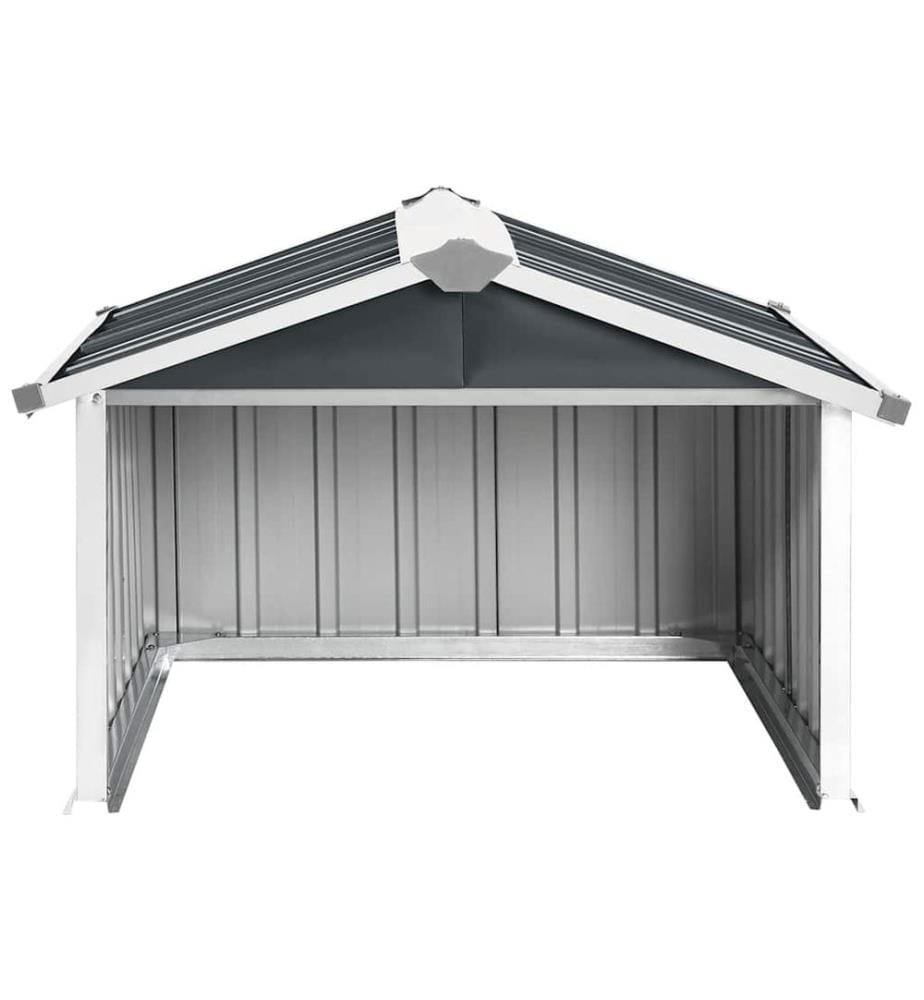 Rasenmäher Garage 92x97x63 cm Verzinkter Stahl Anthrazit