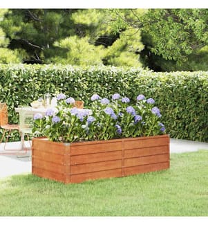 Hochbeet Rostig 160x80x45 cm Cortenstahl