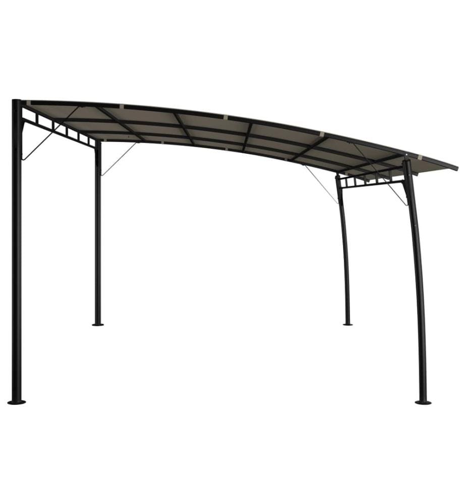 Garten-Sonnenschutz 4x3x2,55 m Taupe