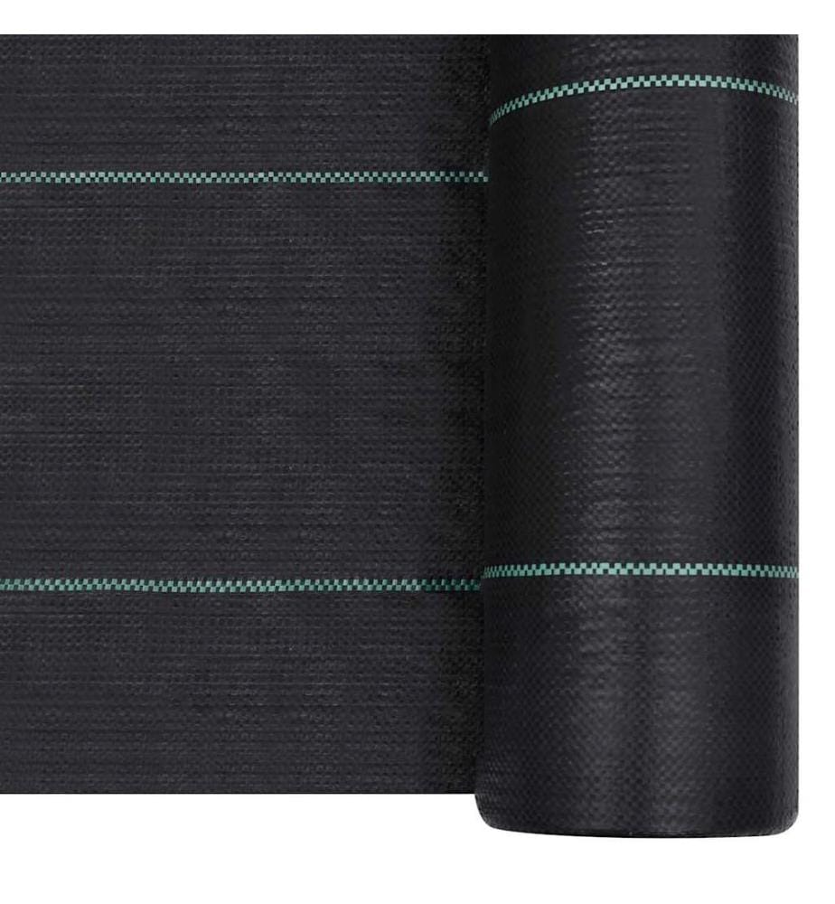 Unkrautfolie Schwarz 1x50 m PP