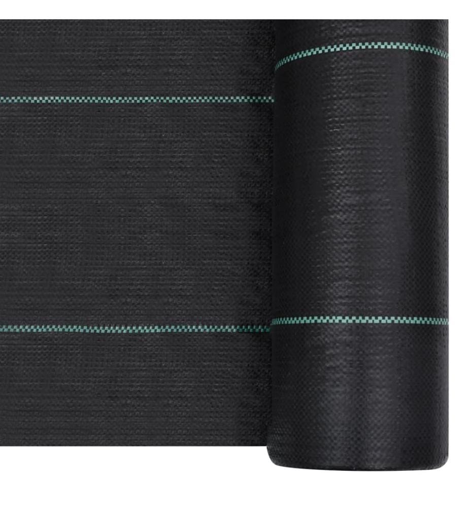 Unkrautfolie Schwarz 2x25 m PP
