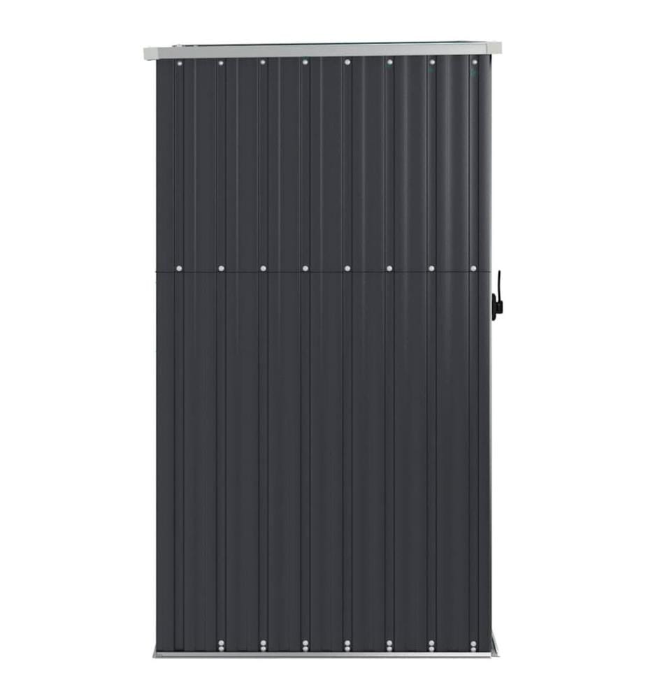 Gerätehaus Anthrazit 88x89x161 cm Verzinkter Stahl