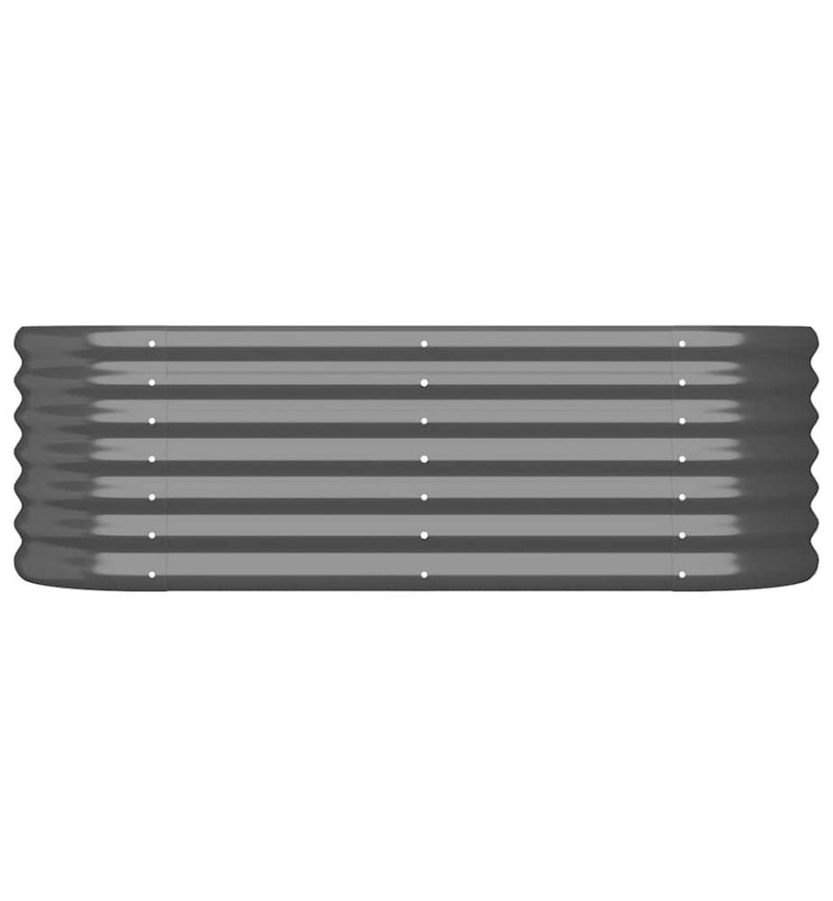 Lit surélevé de jardin Acier galvanisé Anthracite