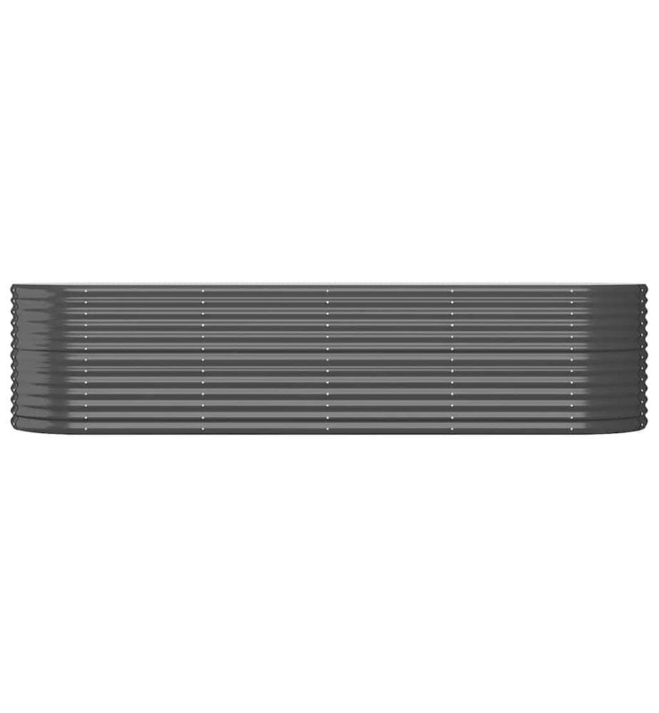 Lit surélevé de jardin Acier galvanisé Anthracite