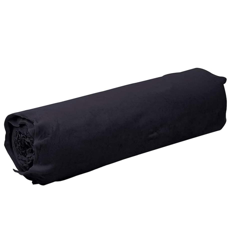 Geotextil-Vlies Schwarz 1x50 m Polyesterfaser