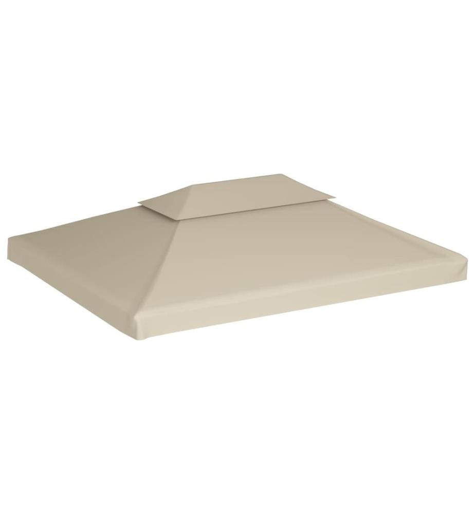 Pavillon-Dachplane Ersatzdach 310 g/m² Beige 3×4 m