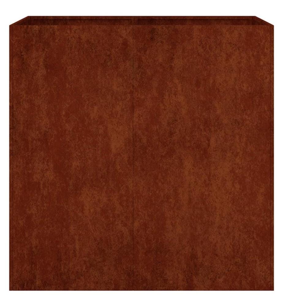 Jardinière 80x40x80 cm acier corten