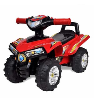 Quad à chevaucher enfant rouge avec son et lumière