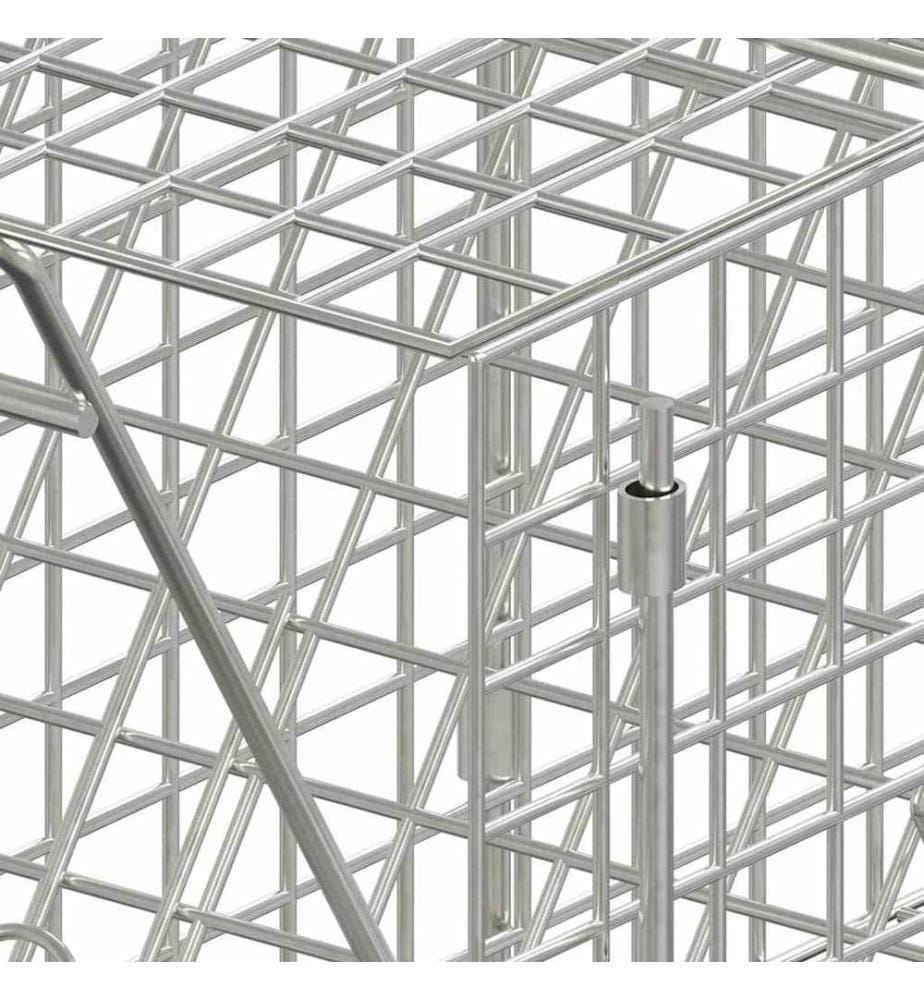 Tierfalle 64,5 x 25 x 26,5 cm Verzinktes Eisen