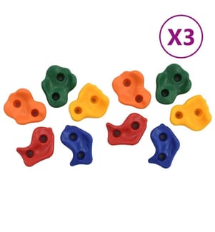 Klettersteine 30 Stk. PE Mehrfarbig