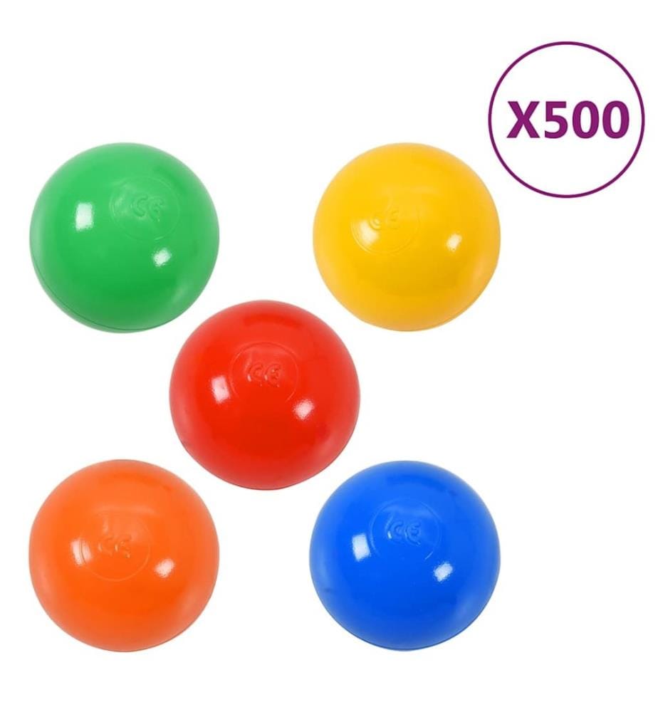 Bälle für Bällebad 500 Stk. Mehrfarbig