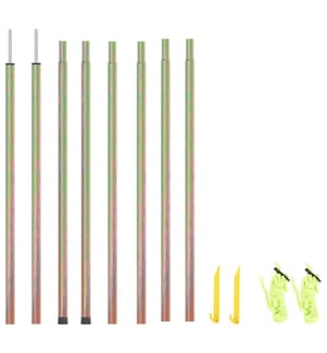 Sonnensegel Stangen 2 Stk. 200 cm Verzinkter Stahl