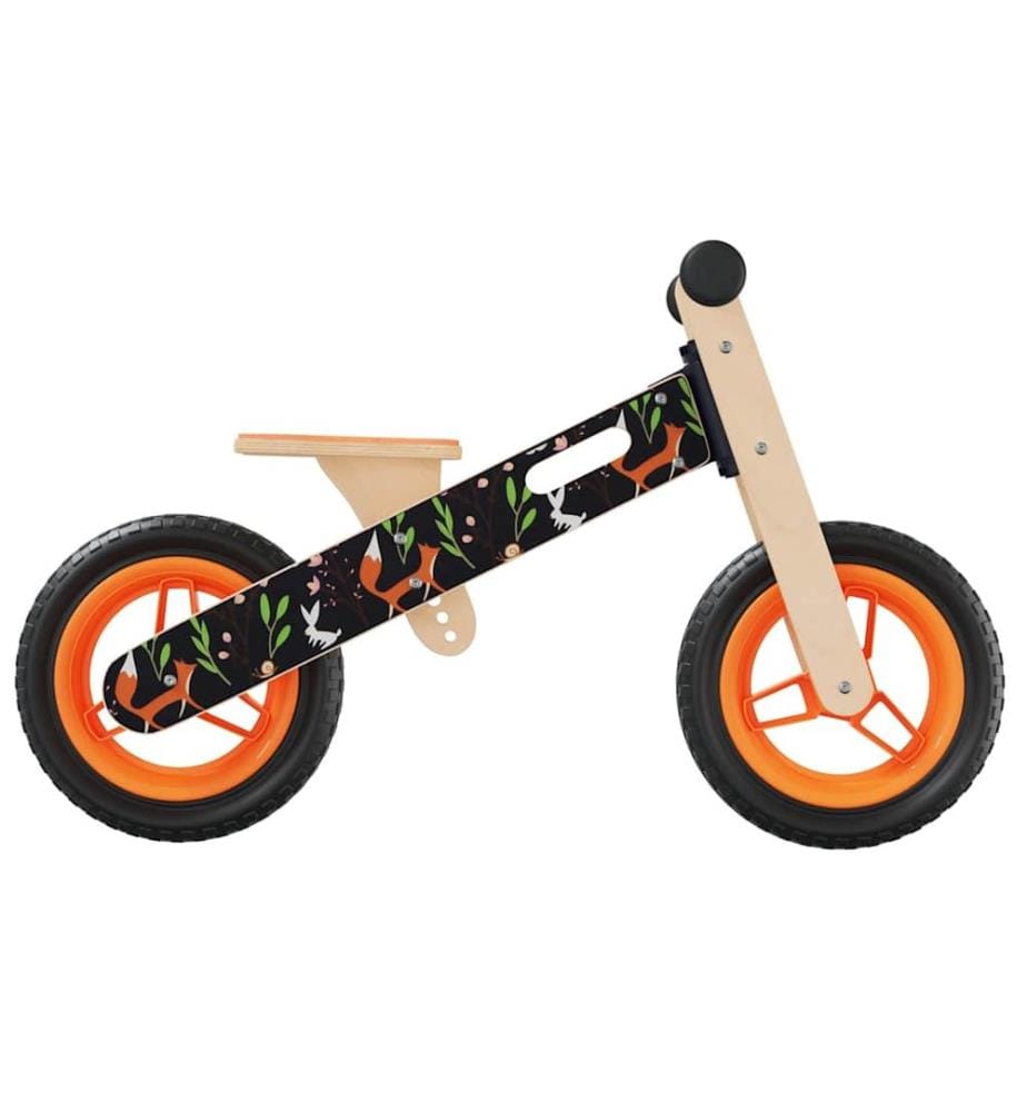 Laufrad für Kinder Orange Bedruckt