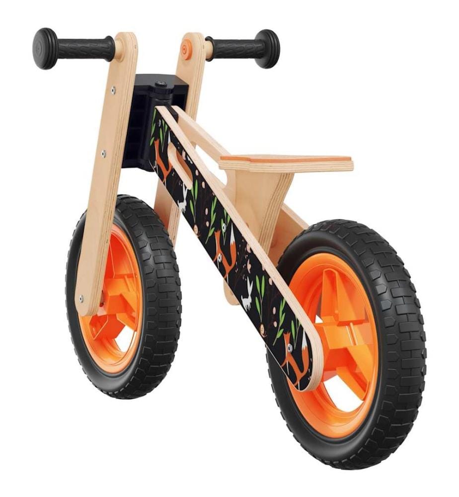 Laufrad für Kinder Orange Bedruckt