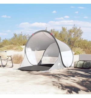 Strandzelt Grau Pop-Up Wasserdicht