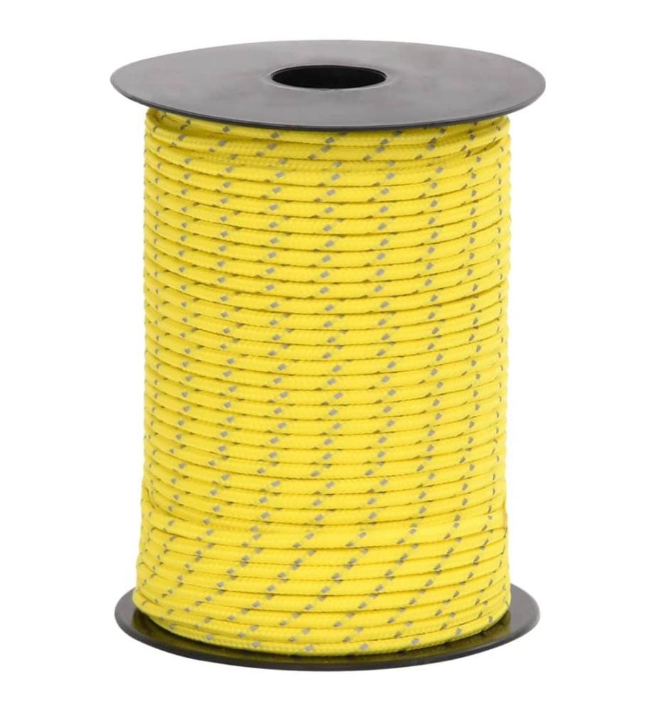 Zeltleine Reflektierend mit Seilspannern 50 m 3 mm