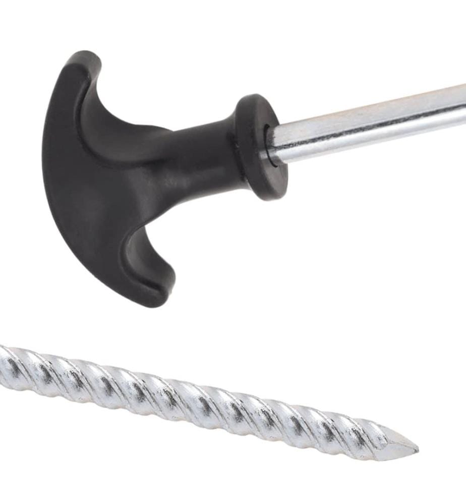 Zeltheringe 12 Stk. 20 cm Ø7 mm Verzinkter Stahl