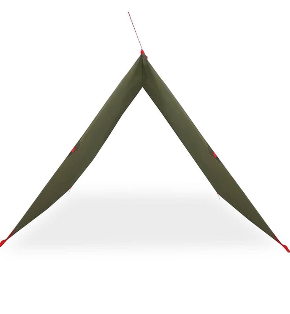 Bâche de camping vert olive 366x306 cm imperméable