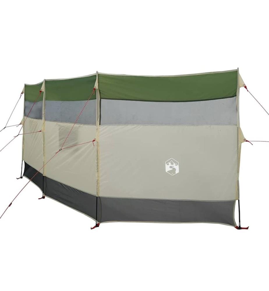 Camping-Windschutz Grün 510x153 cm Wasserdicht