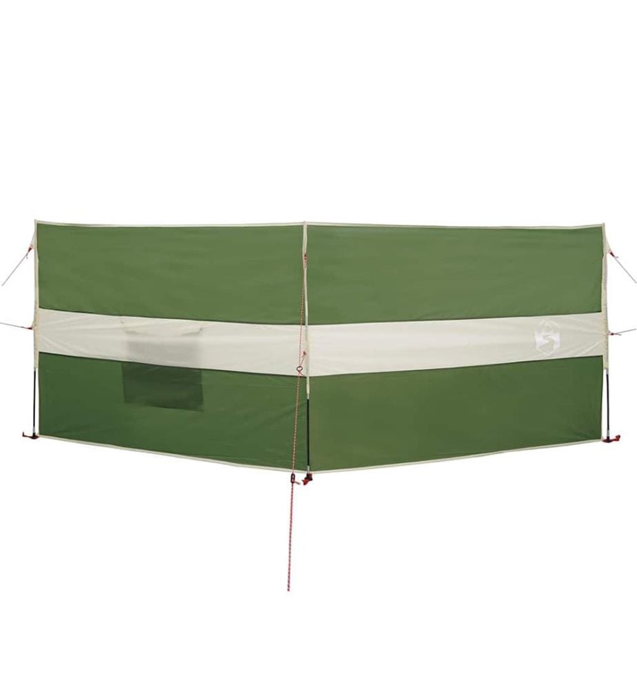 Camping-Windschutz Grün 344x120 cm Wasserdicht