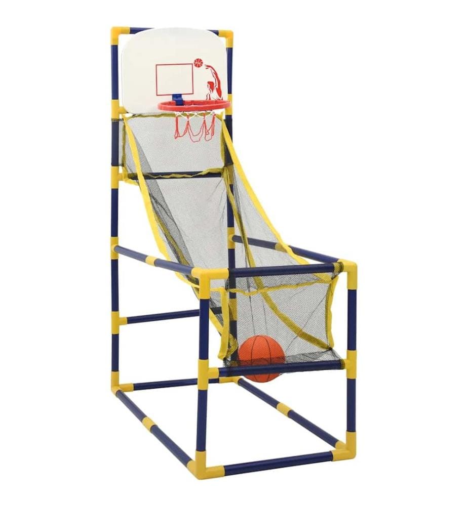 Ensemble de jeu de basket-ball d'arcade avec ballon et pompe