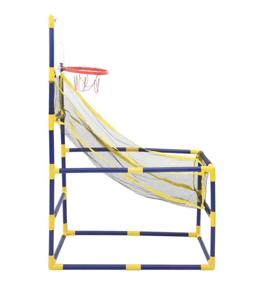 Ensemble de jeu de basket-ball d'arcade avec ballon et pompe