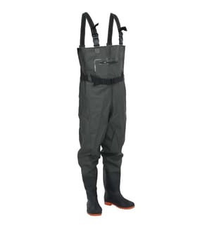 Cuissardes avec bottes et ceinture vert foncé taille 44