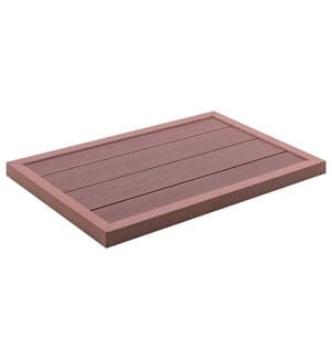 Bodenelement für Solardusche Braun 101x63x5,5 cm WPC