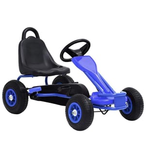 Kart à pédales avec pneus Bleu
