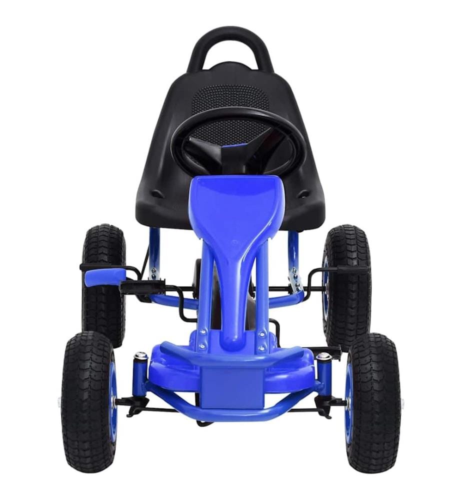 Pedal Go-Kart mit Luftreifen Blau